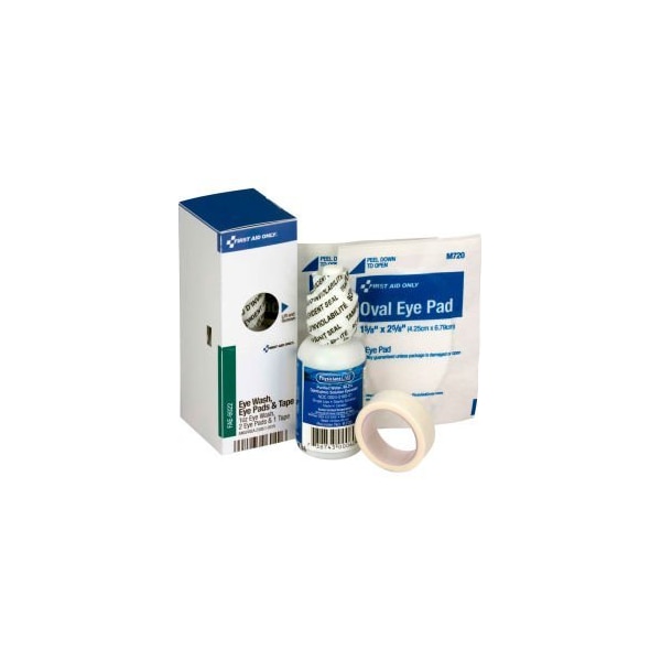 Acme United First Aid Only FAE-6022 SmartCompliance Refill Eye Wash, 1 Bottle, 1 Oz., 2 Eye Pads & 1 Tape/Box FAE-6022 - main